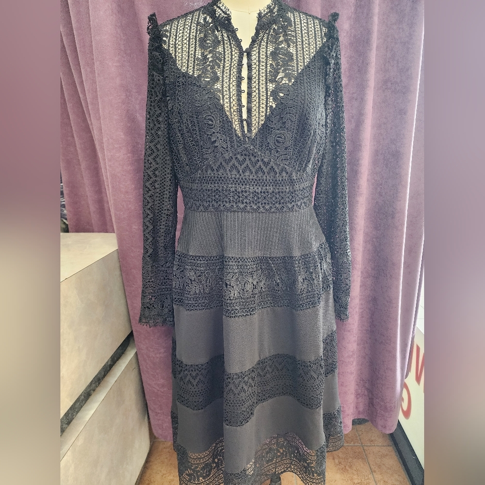 French Connection Orabelle Lace Dress sz 10